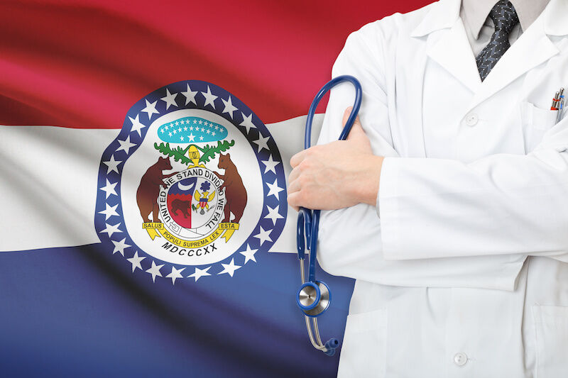 Concept of US national healthcare system - state of Missouri
